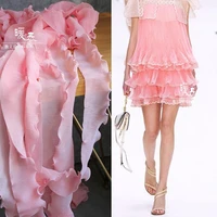10cm pink pleated lace trim wave ruffle folds diy patchwork collar cuff decor skirt wedding dress designer accessories