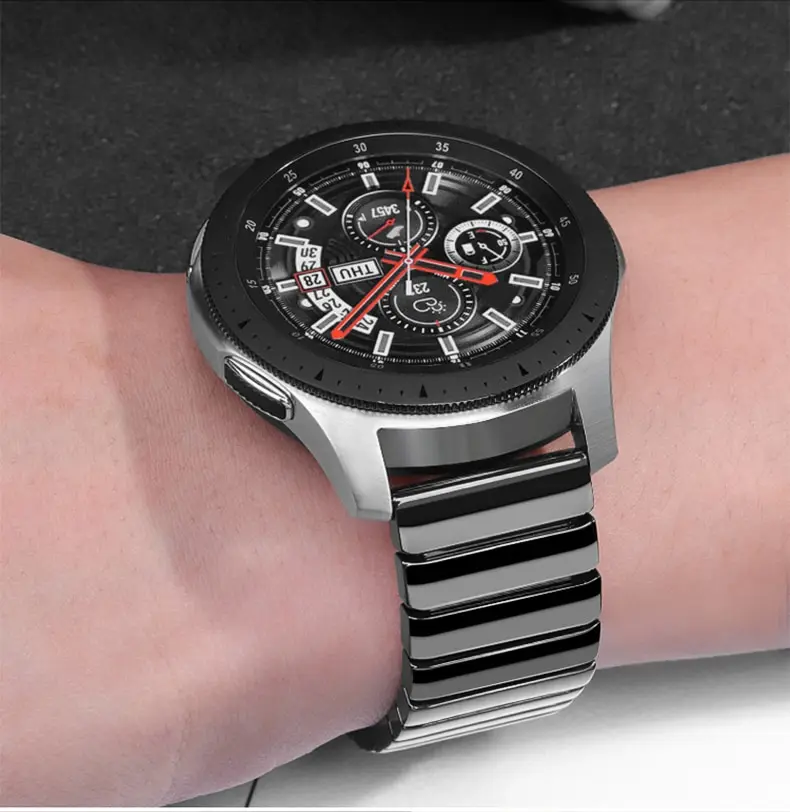 Керамический ремешок для Samsung Galaxy watch 46 мм Gear S3 Frontier браслет s 3 22 Huawei GT2
