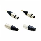 Hi-Fi NEUTRIK 4 Pin XLR до 4,4 мм 3,5 мм 2,5 мм Pentaconn адаптер штекер-гнездо Позолоченный чистый адаптер для домашнего аудио