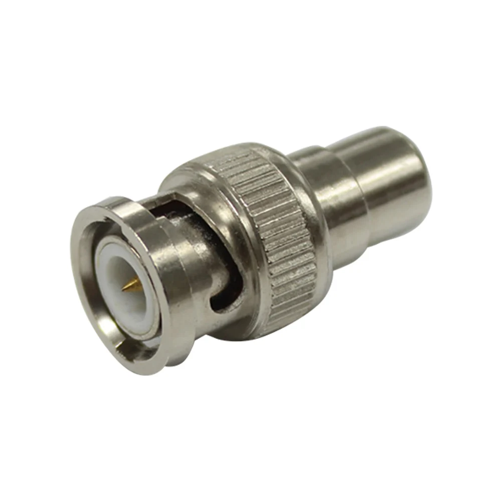

5pcs Jack Camera Plug Metal Silver Tools Video Adapter Convert CCTV Security BNC Male To RCA Female Connector