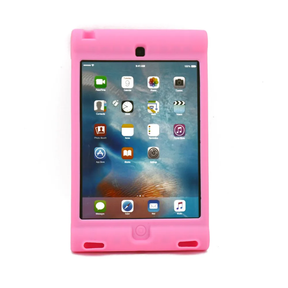 For iPad Mini 1/2/3 Retina Kids Safe Shockproof Rubber Silicone Case Stand Cover w/Kickstand | Компьютеры и офис
