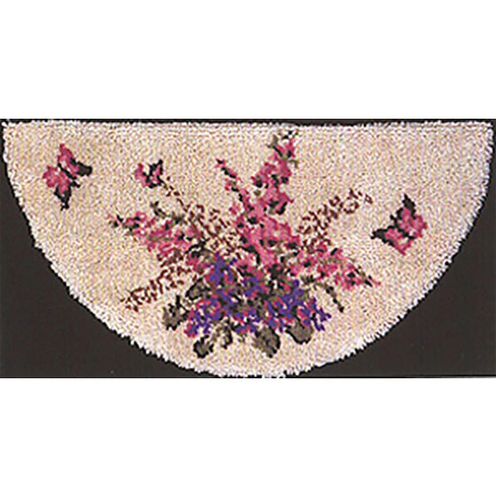 

Latch hook carpet Canvas for embroidery Cross-stitch do it yourself Foamiran for needlework Flower Rug making kits Tapestry