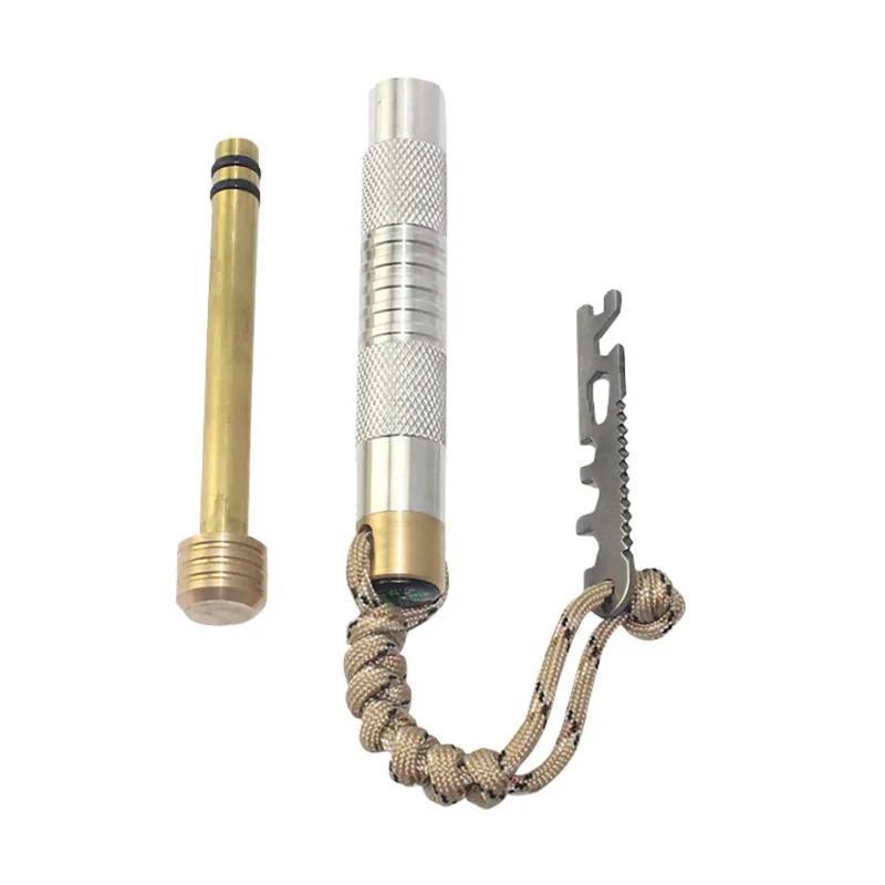​Piston Take Fire Set Umbrella Rope Piston Ignition Device Portable Air Compression Igniter For Outdoor Survival | Спорт и