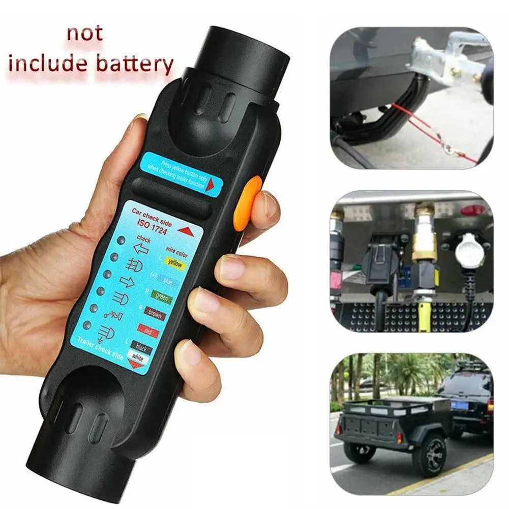 

Wiring Circuit Tester Connector Recorder 7 Pin Car Tow Light Bar Tools Diagnostic Circuit Caravan Towing Socket Trailer