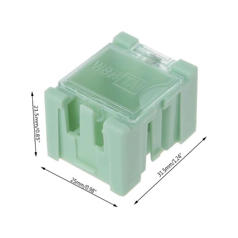 

50 Pcs/Set SMD SMT Electronic Component Container Mini Storage Boxes kit