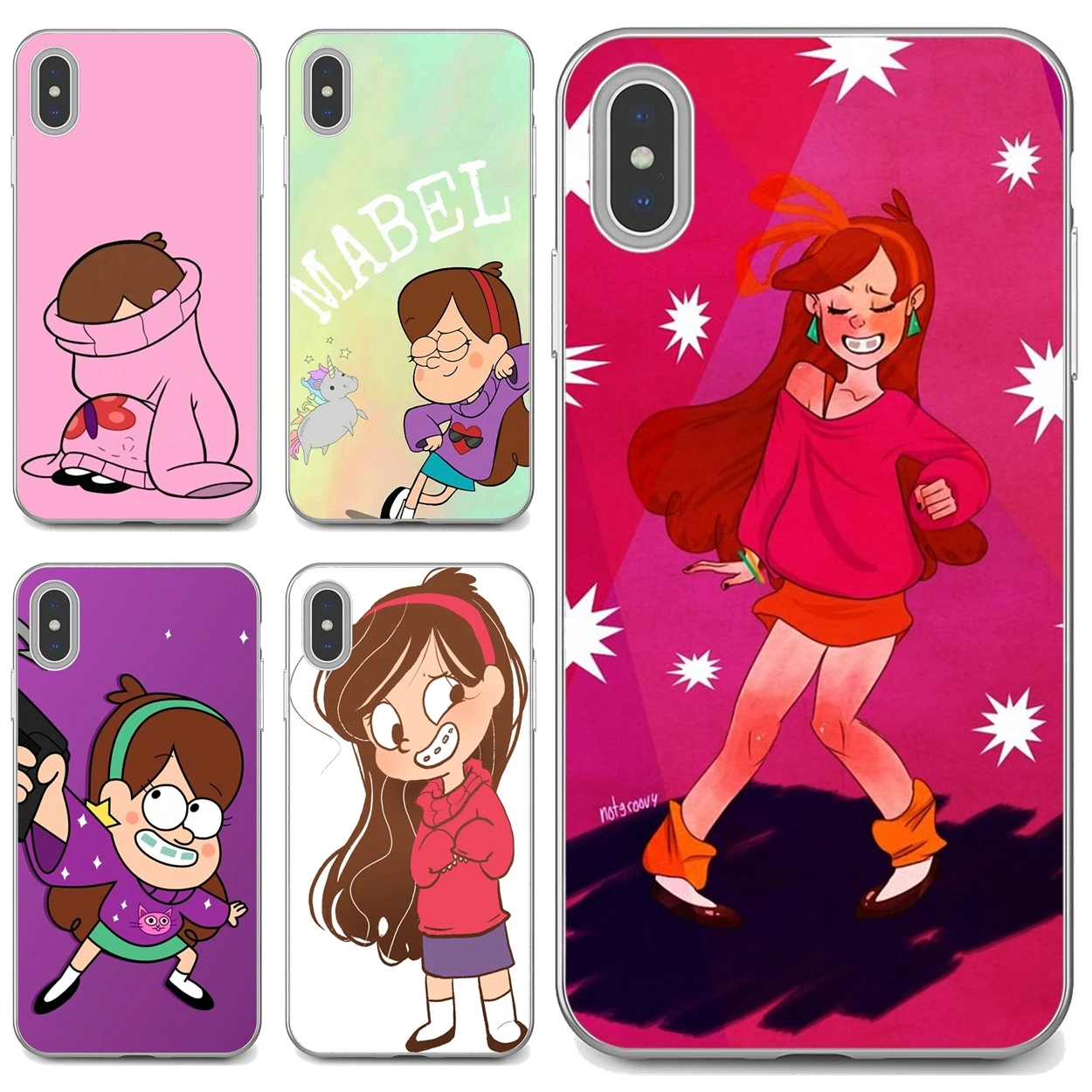 Корпус Gravity-S-Falls Mabel-D-Pines аниме мультфильм для Huawei Mate 20 30 40 7 8 9 10 Lite Pro P Smart 2018 2019 Plus G7 G8