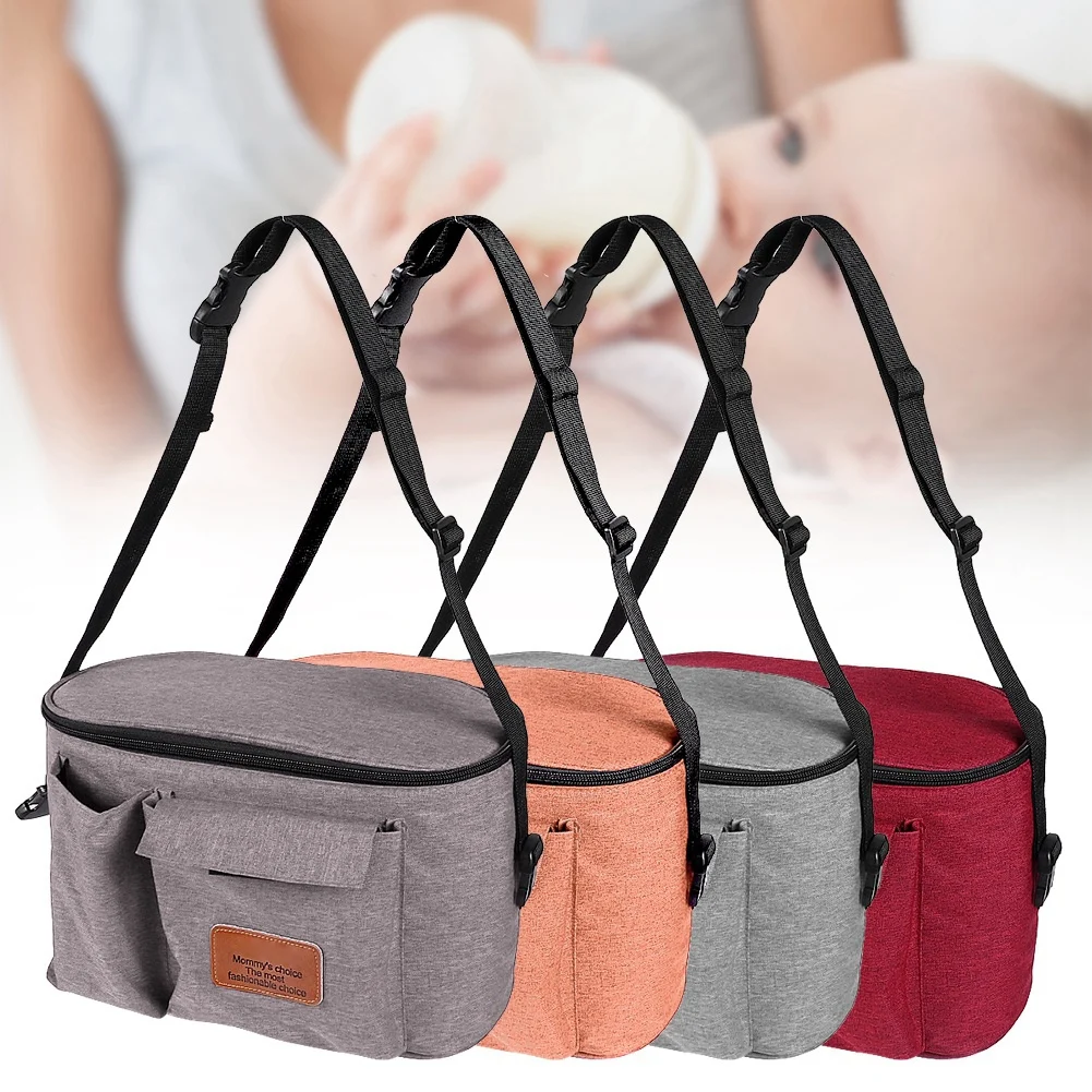 

Органайзер для детской коляски, сумка для детских принадлежностей для мам, дорожная подвесная коляска, тележка для коляски, сумка для бутыл...