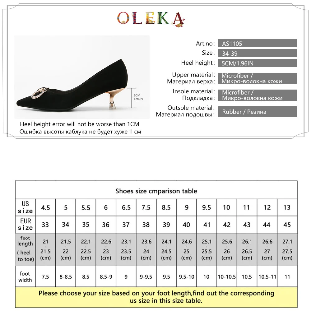 

OLEKA Sexy Style Female Heel Shoes Women Basic Thin Metal Decoration Stripper Yellow Beautiful Spring Autumn Pointed ToeAS1105