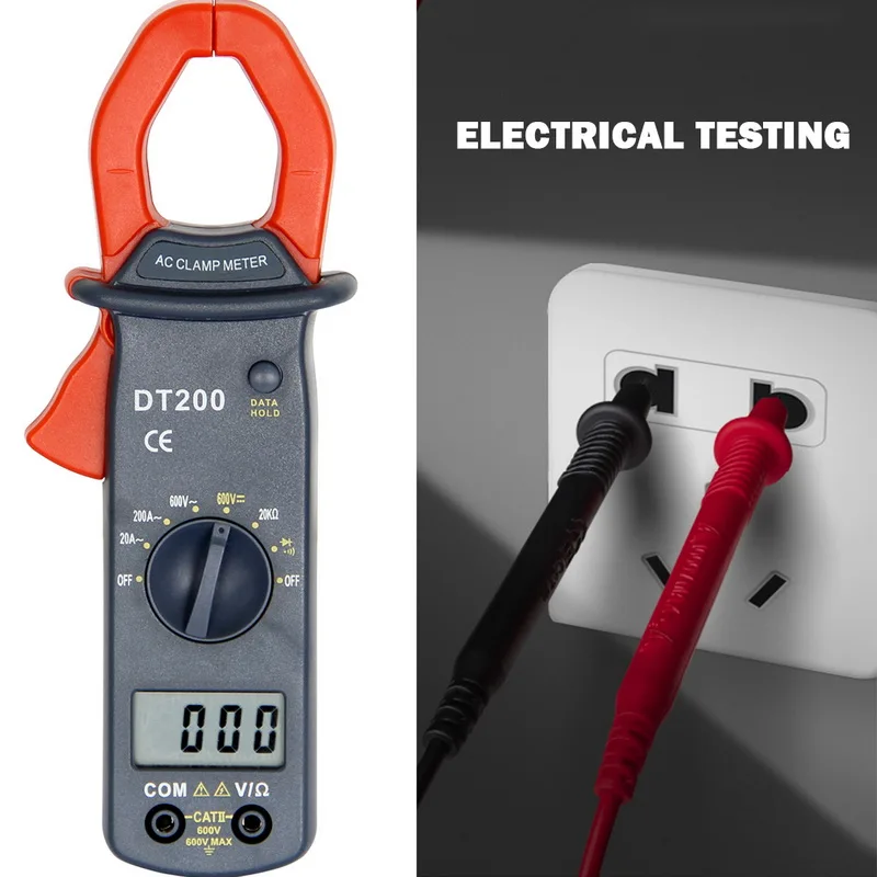 Многофункциональный измеритель зажим с цифровым дисплеем тестер напряжения и