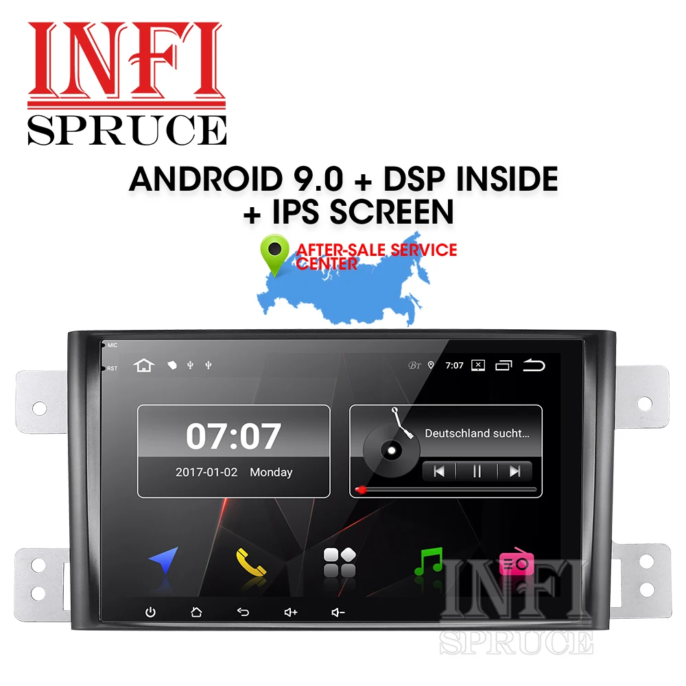 Автомобильный dvd плеер на android 9 0 для suzuki grand vitara 2006 2011 мультимедийное радио стерео
