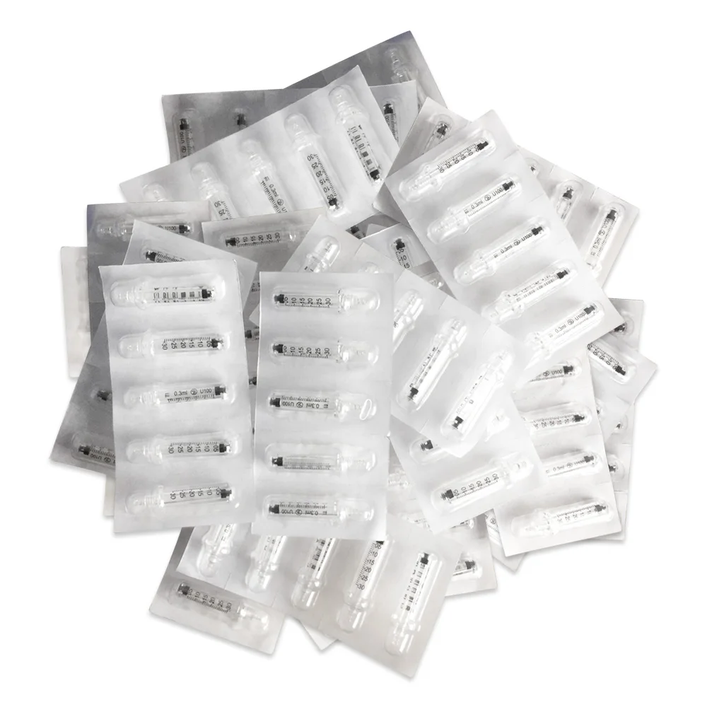 

0.3&0.5ml Hyaluronic Pressurized Pen Accessori Disposable Sterile Ampoule Head For Hyaluronic Acid Filler Injection Mesotherapy