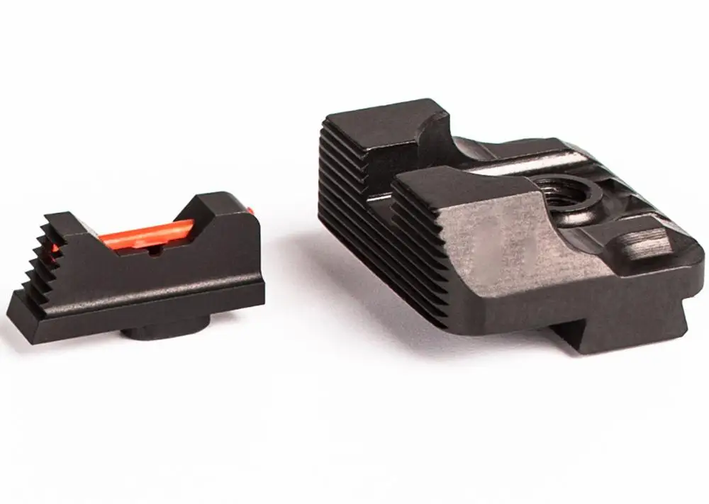 Оптоволоконный передний прицел Glock.230/задний боевой Glock Sight v3 черный|Аксессуары