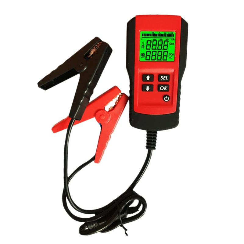 AE300 12V LCD цифровой автомобильный аккумулятор тестер Система анализатор