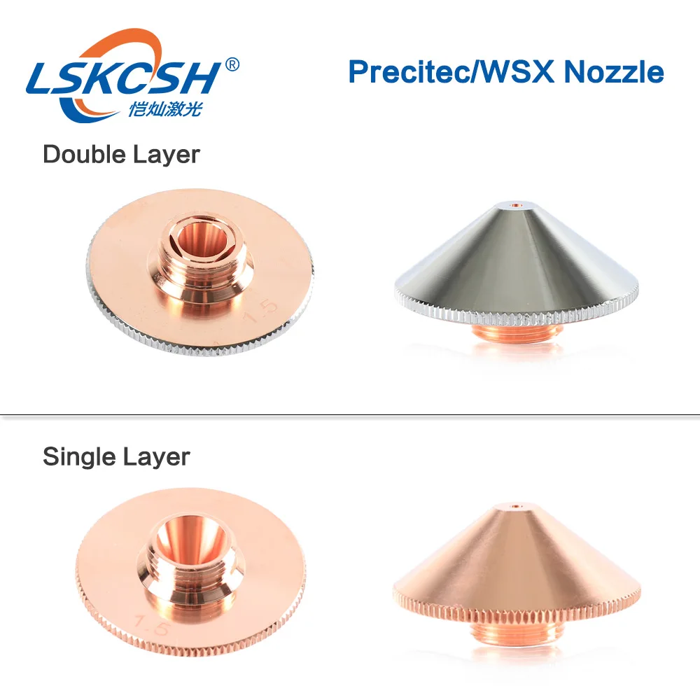 LSKCSH Precitec/WSX один/двойной слой сопла диаметром 28 мм Калибр 0,8-5,0 мм similiar P0591-571-00010 precitec головы агенты