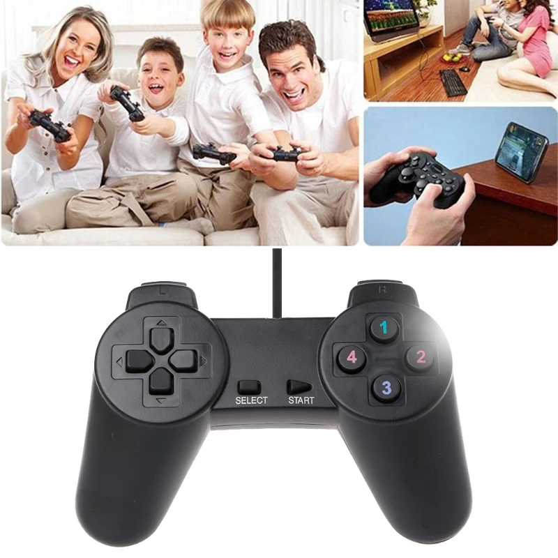 

USB 2.0 Gamepad Gaming Joystick Wired Game Controller For Laptop Computer PC