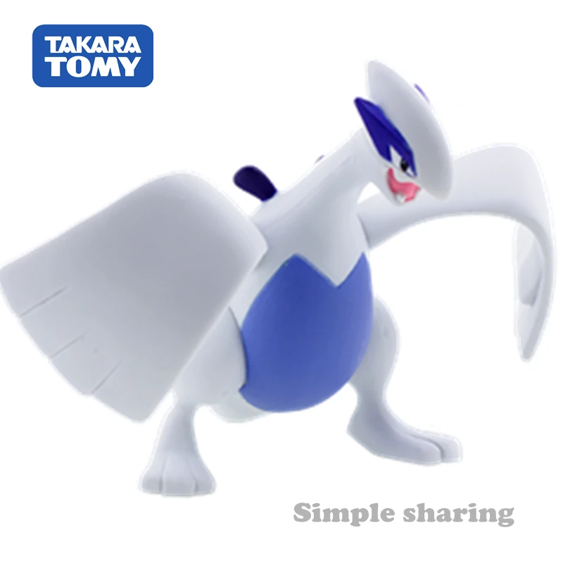 Takara Tomy Tomica Pokemon Pocket Monsters monglue Ex ehp _ 18 Lugia полимерная фигурка из аниме игрушки для