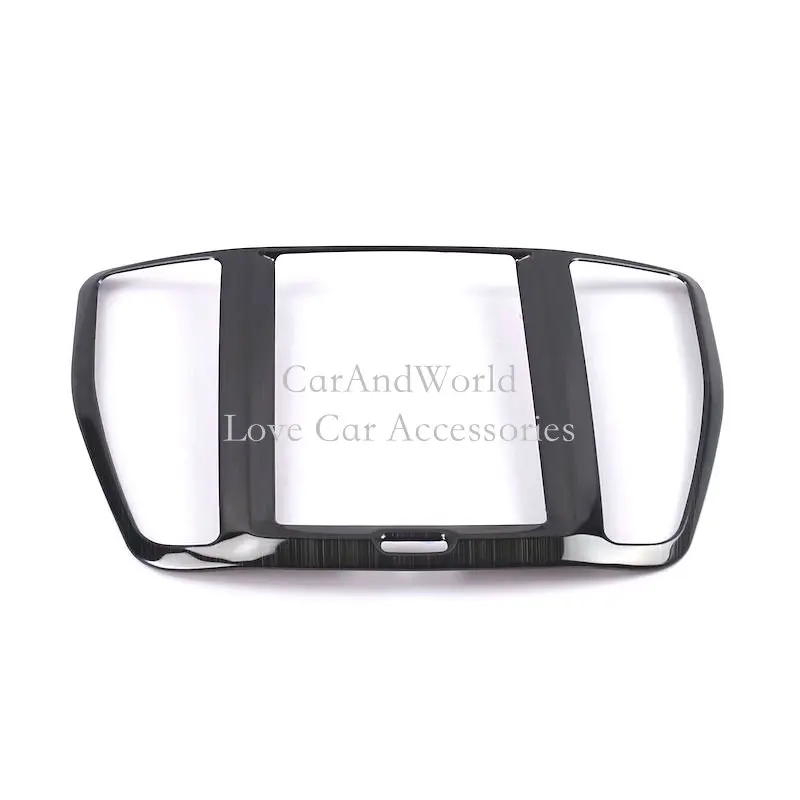 

Stainless Steel Accessories For Volvo XC60 2018-2020 Car Interior Central Console Display Navigation Cover Frame Panel Trims