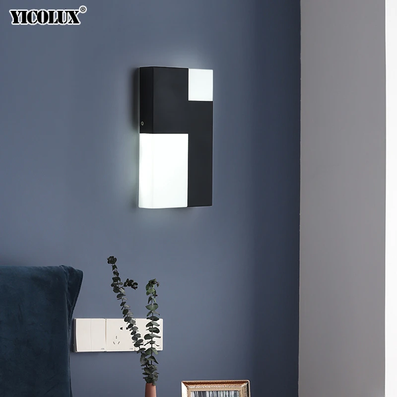 

LED Wall lamp modern Nordic minimalist creative personality art bedside living room bedroom Lighting Installation of luminaires