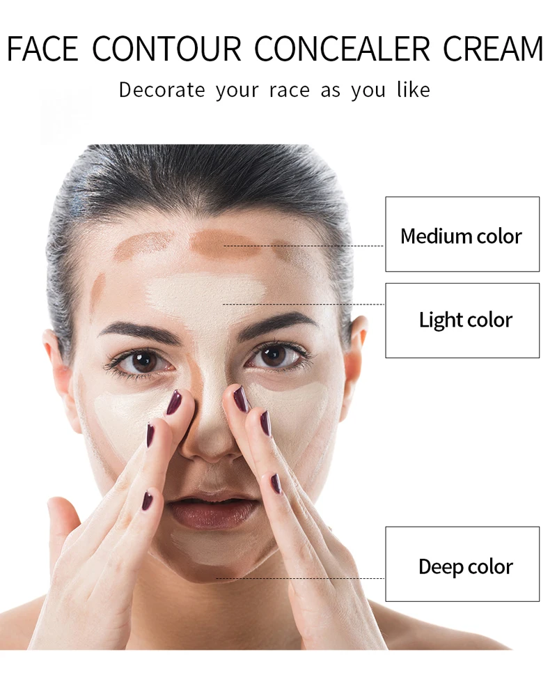 Мощный Осветляющий консилер 12 цветов долговечный отбеливающий с контролем