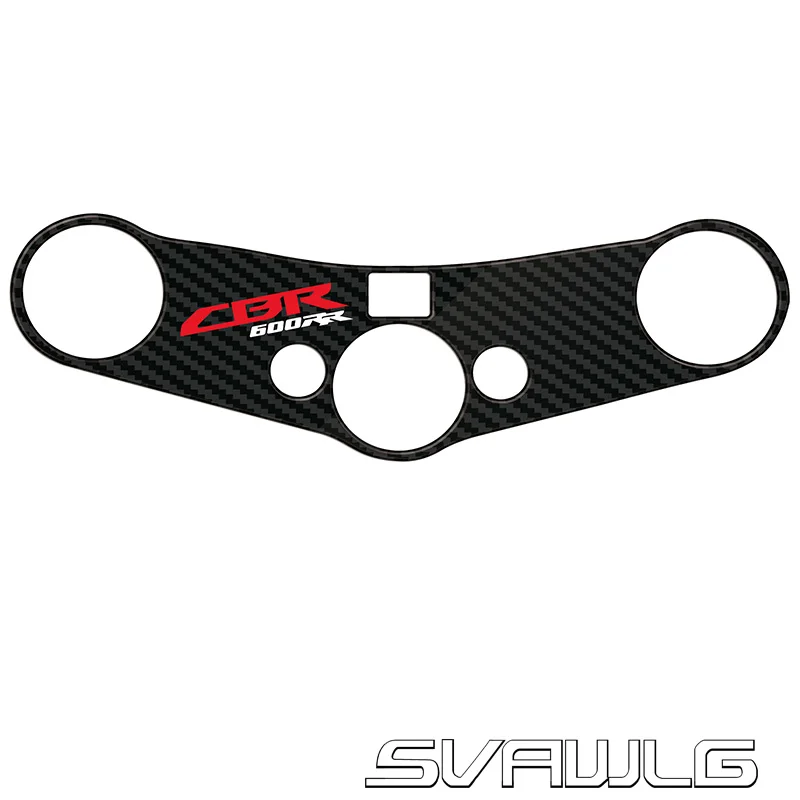 Мотоциклетные наклейки из углеродного волокна с тройным зажимом дерева для HONDA