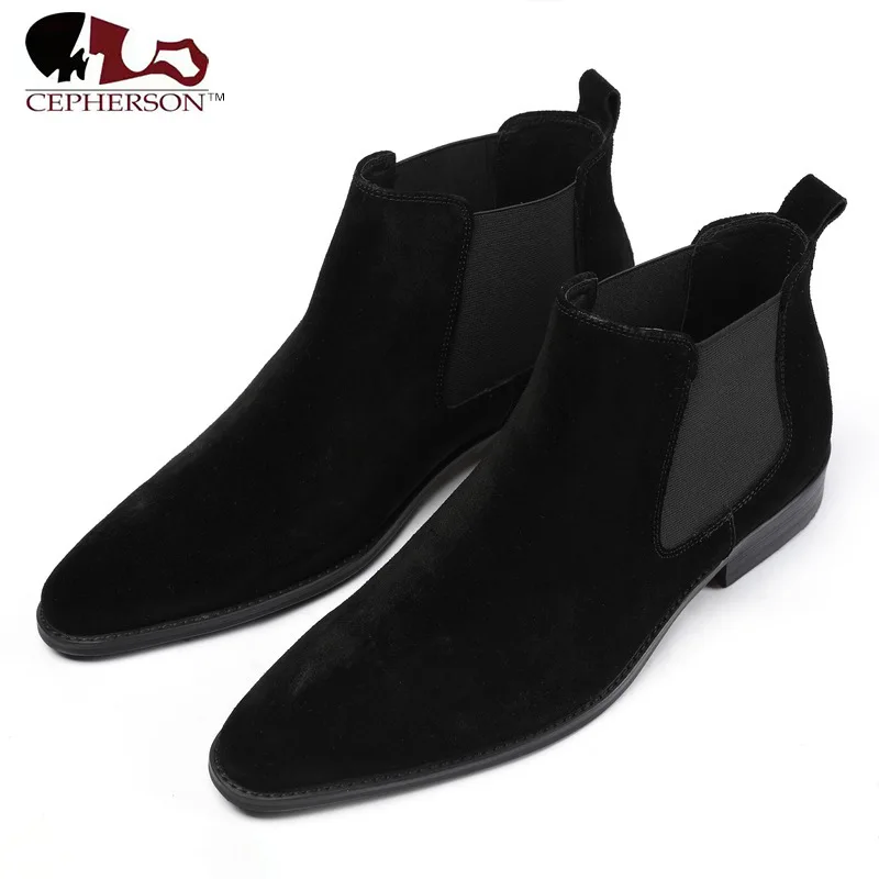 

2021 Brand Fashion Genuine Leather Women Boots Cow Suede Sexy Ankle Boots RoundToe Winter Shoes Women Boots