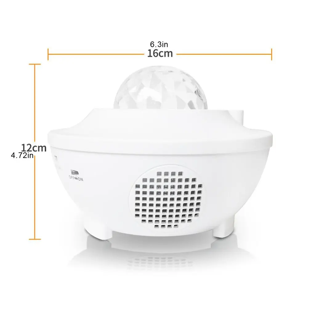 

Galaxy Starry Night Lamp LED Star Projector Night Light Ocean Wave Projector with Music Bluetooth Remote Control Kids Gift New