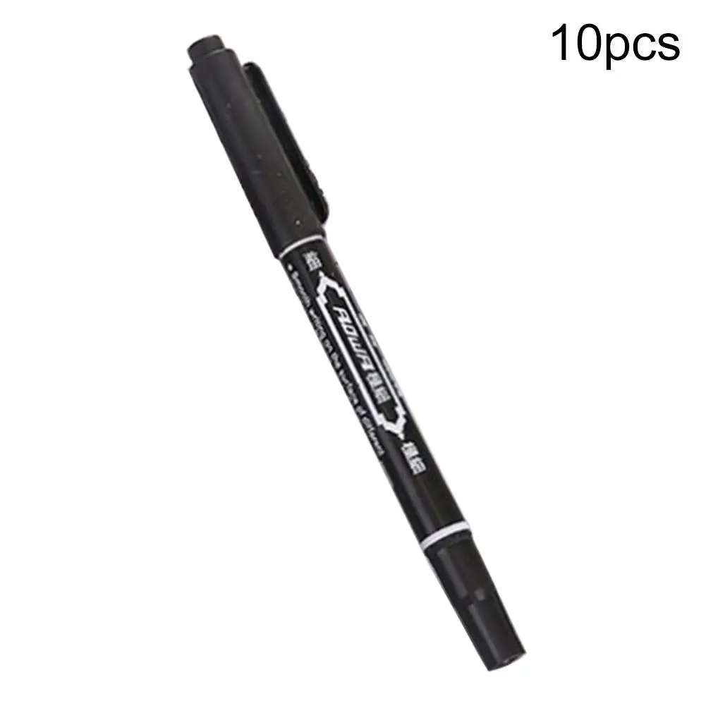 

Paint Markers 10Pcs Double Head Art Markers Hook Line Drawing Writing Pen Student Stationery Office School Supplies