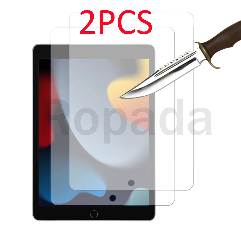 2PCS Tempered Glass Film For iPad 9 2021 10.2 7TH 8TH 9TH generation Pro 11 Screen Protector Air 4 5 3 2 Pro 10.5 Mini 6 5