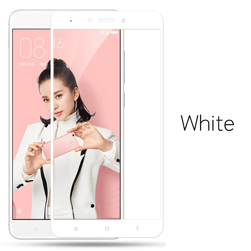 White 9D полное покрытие закаленное защитное стекло для Xiaomi Redmi Note 4 4X Redmi Note4 Pro Note 4X глобальная Версия защитная пленка для экрана - Цвет: White