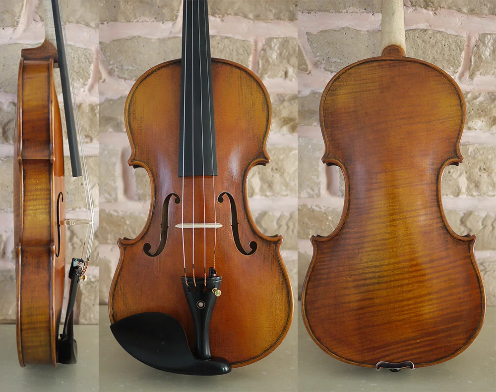 Модель скрипки 100% ручной работы Антонио Страдивариус античный лак чехол для лук