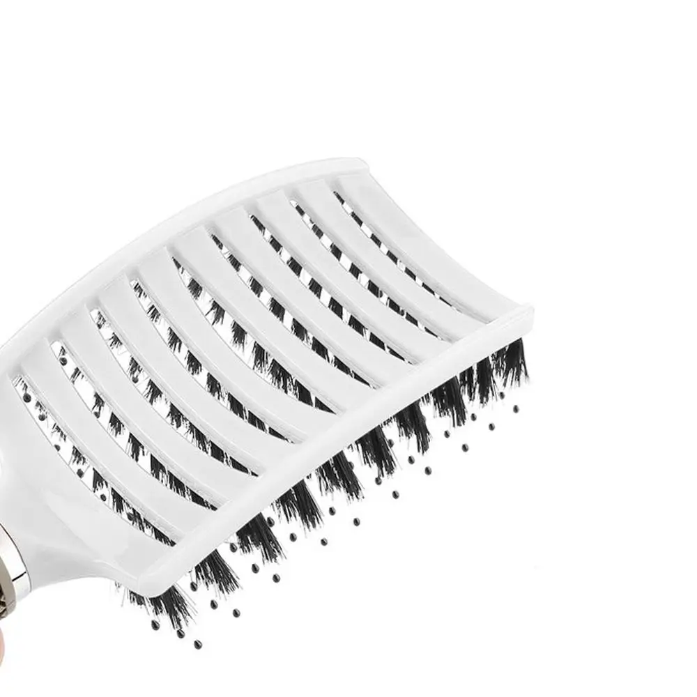 Щетка для волос Brushy Anti Klit Haarborstel Женская щетка салона распутывания мокрая щетина