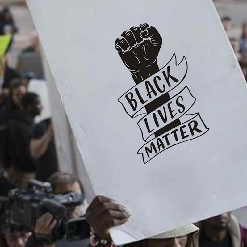 Автомобильная наклейка из ПВХ в виде кулака для удаления протеста|Наклейки и