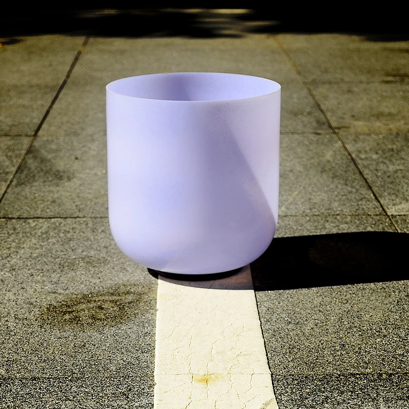 Топфуд аметистовый фьюжн чистый C # Adrenals кварцевый Хрустальный Поющая чаша 7' |