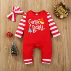 Детский хлопковый комбинезон с длинным рукавом и передним карманом