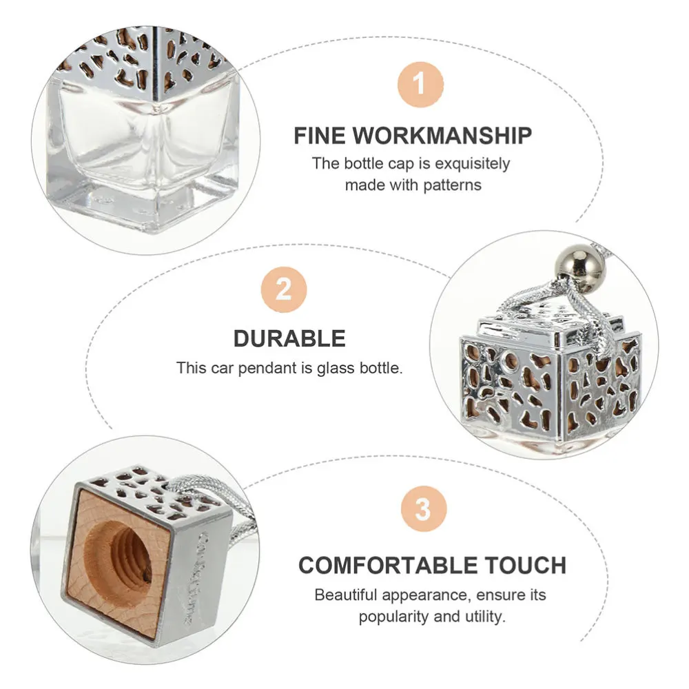 

6 PCS Perfume Bottle Pendant Delicate Hanging Perfume Pendant for Car Truck Van