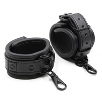 sexy adjustable leather handcuffs for sex toys for woman couples bdsm bondage restraints slave ankle cuff adult toys
