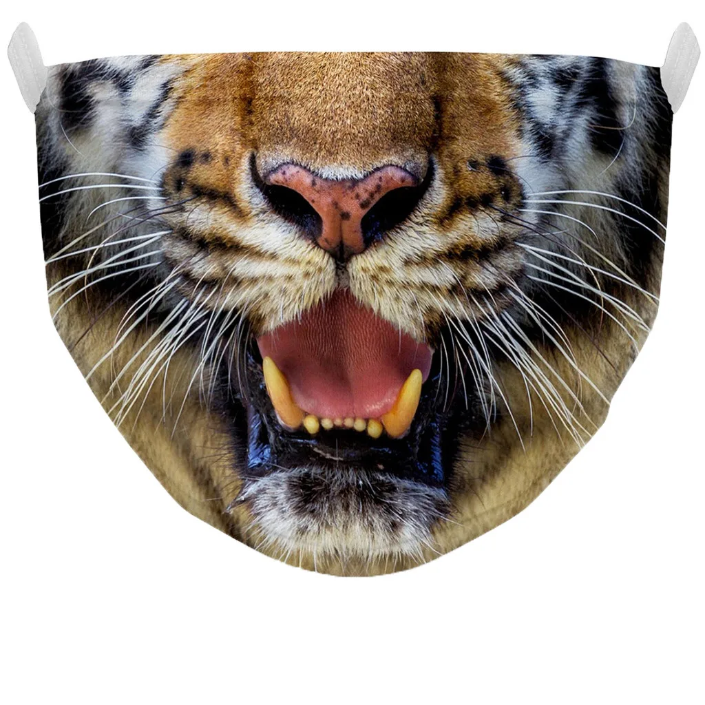 Хлопковая маска для лица унисекс с аниме принтом регулируемая ветрозащитная