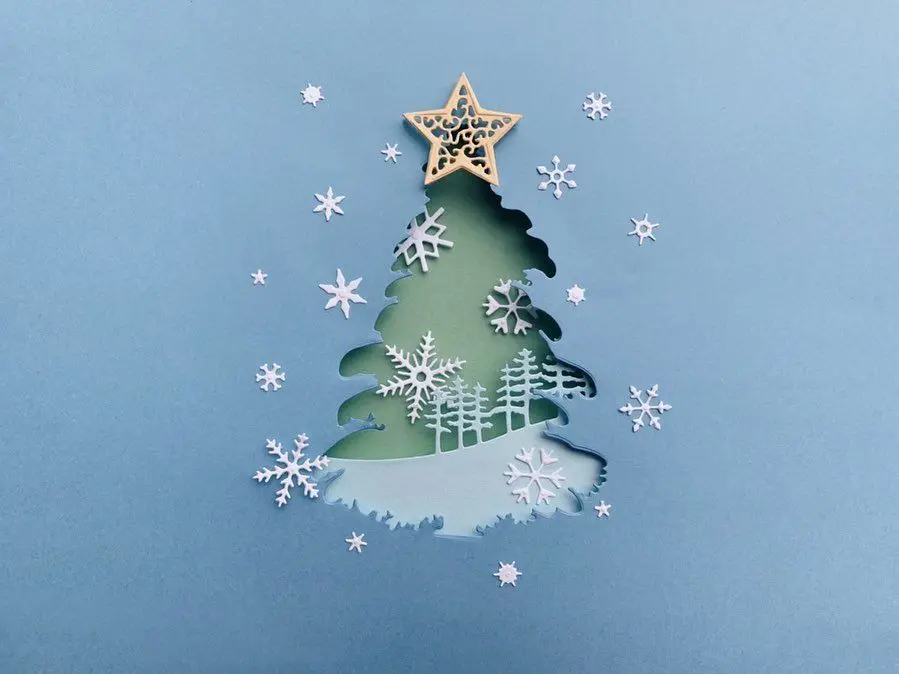 

metal cutting dies mold Circular cut Winter snowflakes border Scrapbook paper craft knife mould blade punch stencils dies