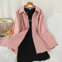 autumn new bottomed black suspender dress and cardigan coat shirt two piece set women 2021 casual sexy dress and top set 2pcs