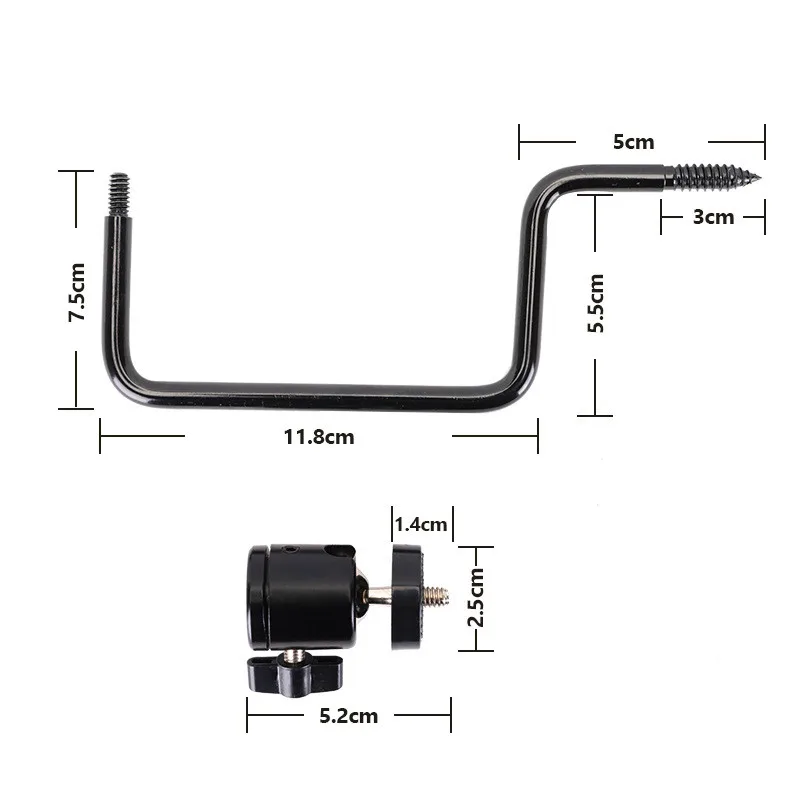 

Mount Holder for Hunting Trail Cameras M5 Tree Screw Mount Holder for Hunting Trail Cameras 1/4 inch Security Camera Screw Holde