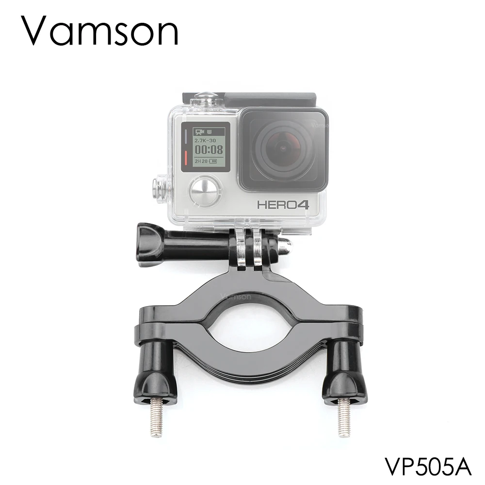 Vamson для GoPro 7 аксессуары велосипед мотоцикл руль полюс крепление для Gopro Hero 6 5 4 для SJCAM Mijia для yi VP504 - Colour: VP505A