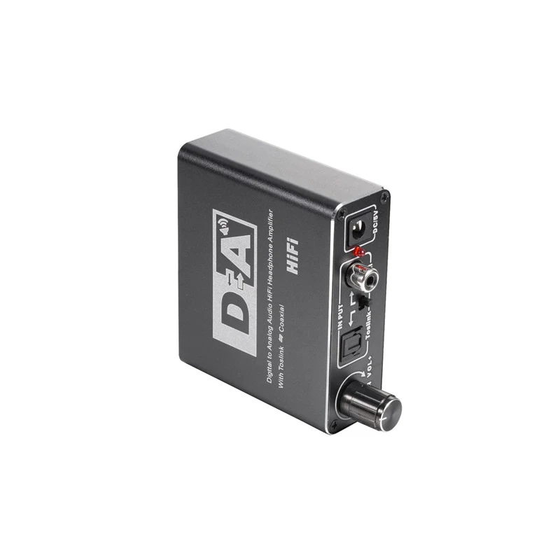 

2PCS Digital Turning Analog Converter Fiber Coaxial 5.1 Channel With Adjustable Decoder
