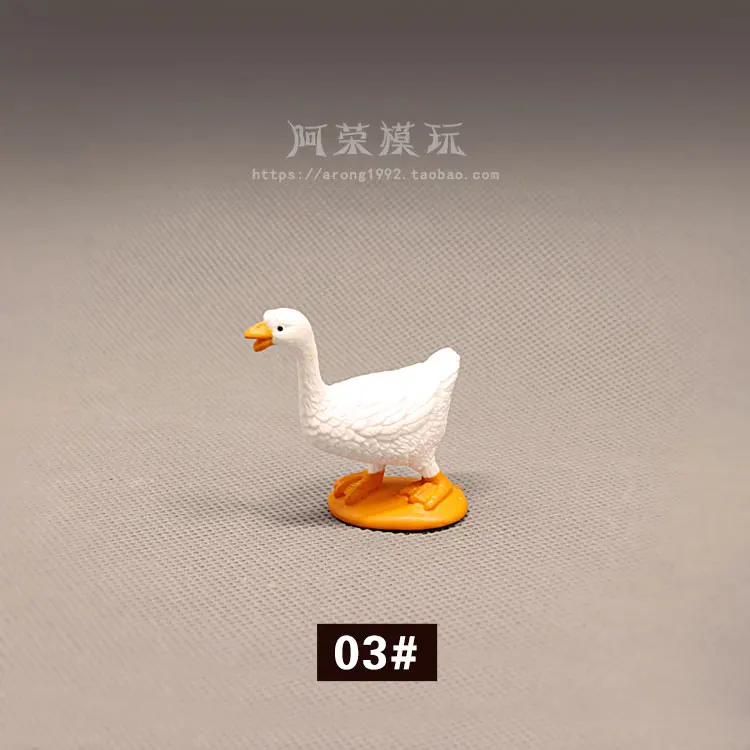 

Simulation Farm Animals Model Chickens Duck Goose Rabbit Sheep Pig Fairy Garden Miniatures Decor Action Figures Figurines Toys