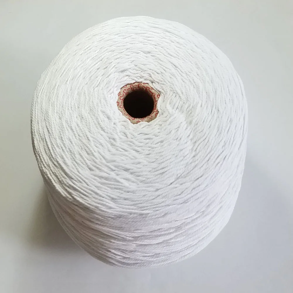 

White 100% cotton rope twine cords weight about 2 kilogram/cone for handmade accessory