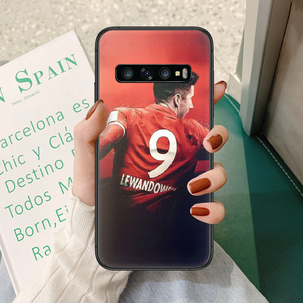 

Munich Football Lewandowski Phone case For Samsung Galaxy S 10 20 3 4 5 6 7 8 9 Plus E Lite Uitra black cover fashion coque tpu