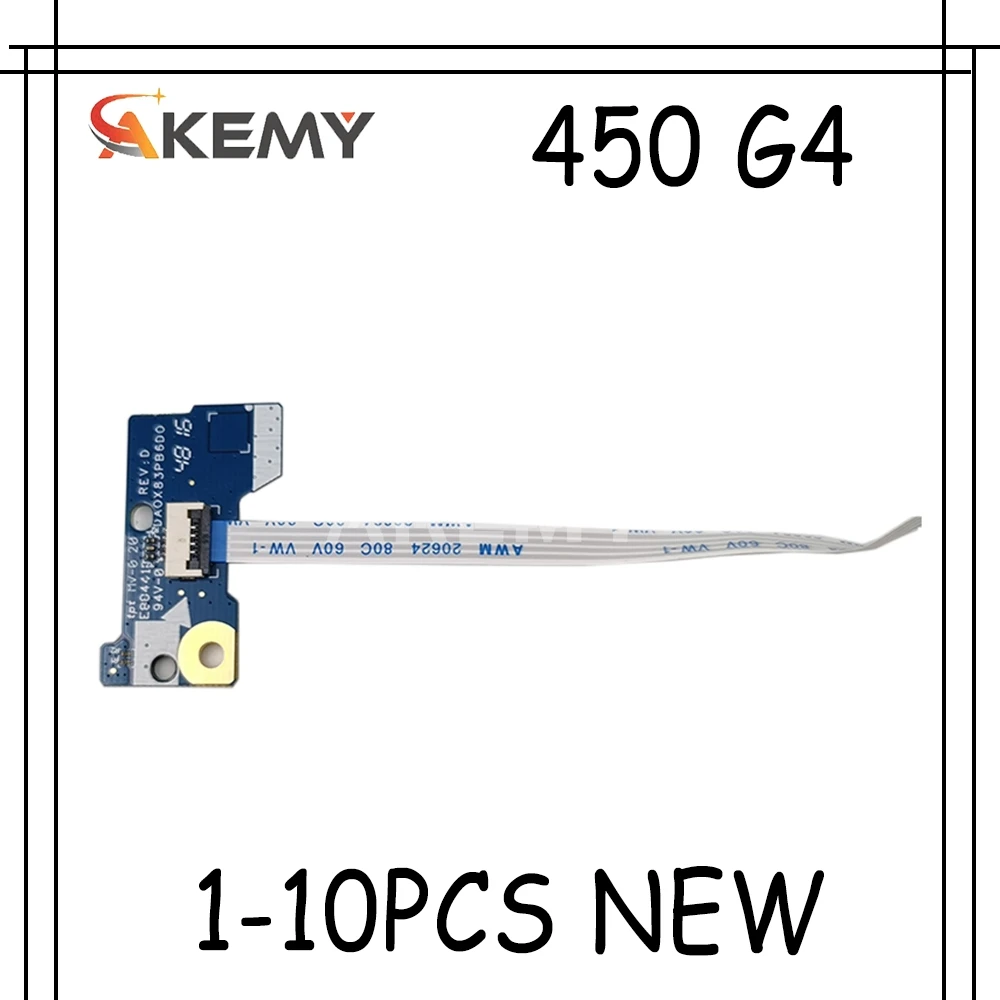1 10 шт. Новинка для HP ProBook 455 450 G4 G3 кнопочная плата с кабелем DA0X83PB6D0 100%