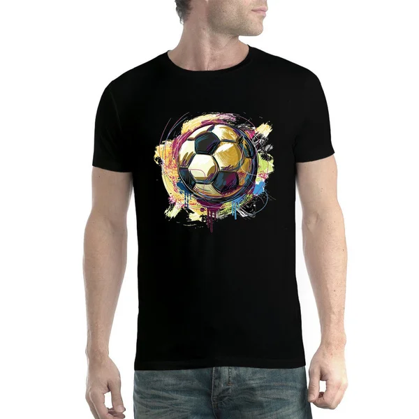 

Summer Creative Art Pattern Printing Fashion Casual Round Neck Cotton Men's T-Shirt 305