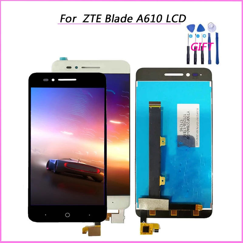 100% Протестировано для ZTE Blade A610 A610C A610T BA610 кодирующий преобразователь сенсорного
