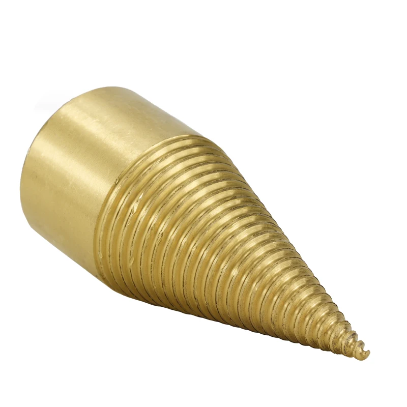

Firewood Splitter Machine Drill TiN Coating Round/Hex/Triangle Shank For Wood Cut Tool HSS Drilling Wood Split Cone Drill Bits