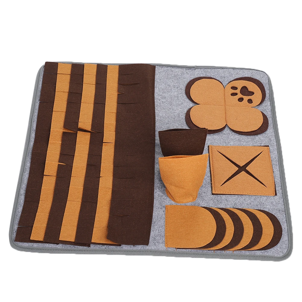 Собака коврик для домашних животных собак и кошек Войлок нос рабочий кормления